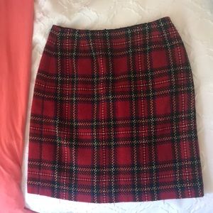 Vintage Plaid Skirt